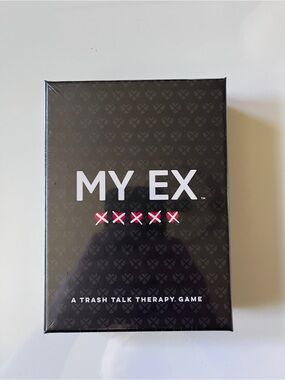 MY EX Card Game – Black & Pink Trash Talk Therapy Game